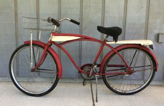 Vintage Huffy Cruiser Style Bicycle Men 