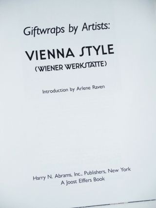 16 Giftwraps by Artists Vienna Style (Wiener Werkstätte) Art Nouveau 1985 NOS 3