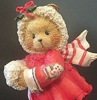Cherished Teddies 1993 Dated Ornament Girl W/muff