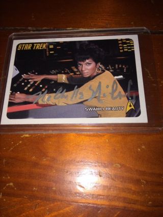 2006 Star Trek Card 106 Autograph By Nichelle Nichols