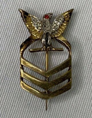 Wwii Us Navy Chief Petty Officer Sweetheart Pin