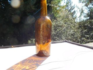 Western Whiskey Bottle J.  F.  Cutter 1st Variant? Light Old Amber