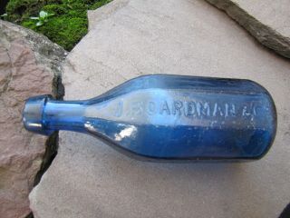 J.  Boardman & Co Mineral Waters York 8 Sided Bottle