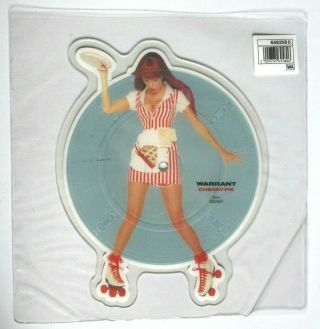 Warrant Cherry Pie Limited Edition Vinyl Shaped Picture Disc