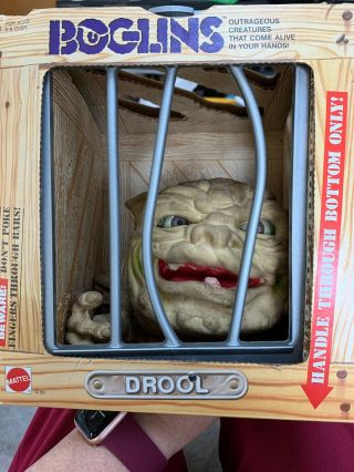 Vintage - 1987 Mattel Boglins - Drool - With Box
