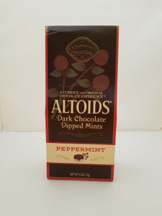 Altoids Dark Chocolate Dipped Mints (peppermint) In Package.  4 Oz Package