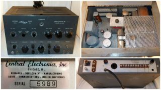 Vintage 1950s Central Electronics 20a Transmitter Multiphase Exciter Ham Radio