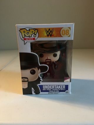 Funko Pop Vaulted Wrestling Wwe 08 The Undertaker Vinyl Figure