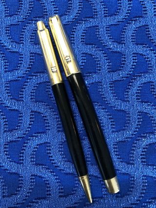 Eversharp Fifth Avenue,  1/10 14k Gold Filled Cap Fountain Pen And Pencil Set