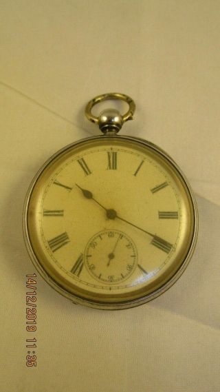 Victorian J.  W.  Benson Silver Pocket Watch