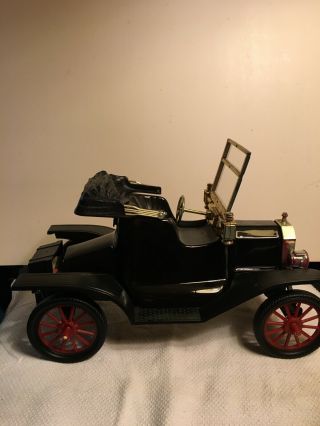 Vintage Model T Ford Car Black Jim Beam Whiskey Decanter 3