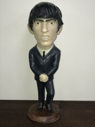 Rare 1984 Beatles George Harrison Esco Chalkware Statue Figure 17 " Tall