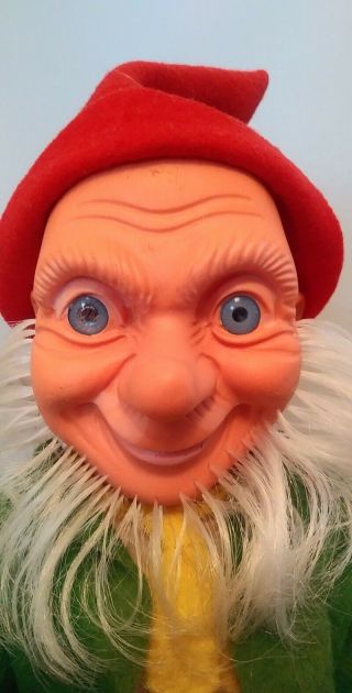Vintage 13 " Lucky Leprechaun Elf Gnome Crolly Doll Made In Ireland