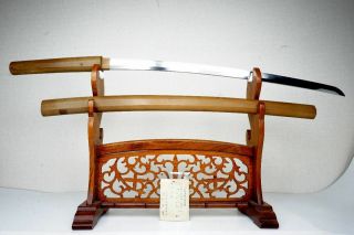 Daimyo Regist: Antique Japanese Katana Sword 89cm Samurai Nihonto,  Dynamic Hamon