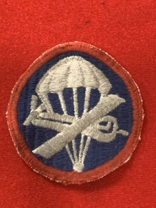 Wwii Us Army Officer’s Airborne Glider Paratroopers Cap Patch