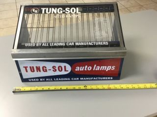 Tung - Sol Auto Lamps Vintage 1950s 1960s Display Case