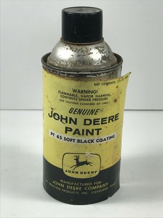 Vintage John Deere Tractors Pt65 Black Spray Paint Full Cleveland Oh