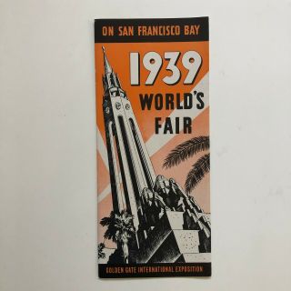 1939 On San Francisco Bay Worlds Fair Brochure Golden Gate International