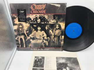 Ozzy Osbourne 1988 - No Rest For The Wicked With Hype Sticker Lp