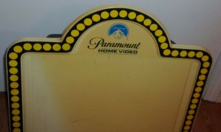Vintage Paramount Video Store Lighted Marquee Sign Display VHS 1980 ' s Flashes 2