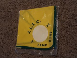 Boy Scout Camp Kline Jltc 1969 Neckerchief West Branch Susquehanna Council