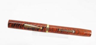Vintage Waterman 58 Ripple Xl Fountain Pen 8 Flex Nib Restored Huge Pen