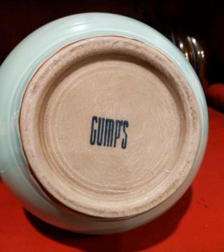 Large Gump ' s Celadon Green Gourd Shape Vase Porcelain 12 1/4 3