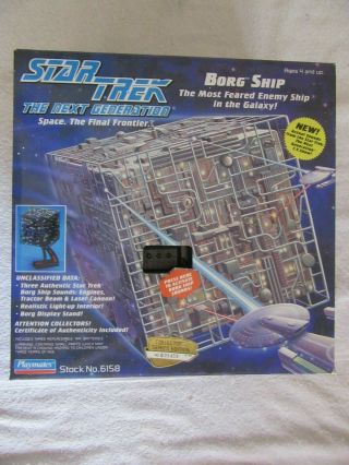 Star Trek: The Next Generation Borg Cube Ship Playmates 1994
