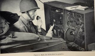 Wwii Us Army Radio Scr - 193 Signal Corps Military Vehicles Radio Equipment 1945