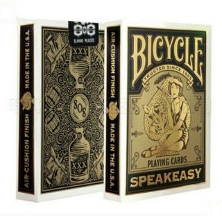Bicycle Club 808 Speakeasy Playing Cards Uspcc Limited Rare Deck