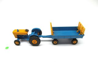 Matchbox Lesney 39 40 Ford Tractor And Hay Trailer