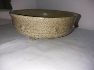 Great Vintage 18/19thc Chinese Crackle Glaze Bowl