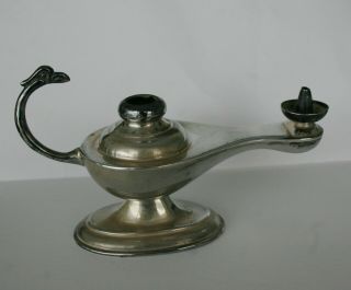 Vintage/antique Camusso Peru 925 Sterling Silver Oil Lamp Lighter