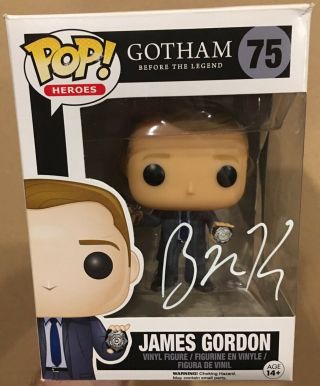 Ben Mckenzie Signed/autographed Gotham Batman James Gordon Funko Pop.