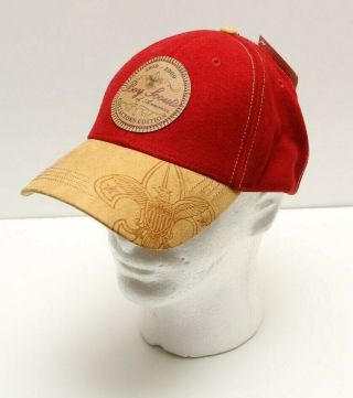 Nwt Boy Scouts Of America Hat Cap 2009 Collectors Edition Strapback Red/tan