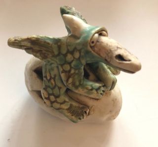 Wild Earth Studios Ceramic Dragon Egg Figurine