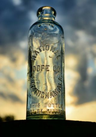 Hutchinson Bottle - National Dope Company - Scarce