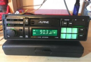 Vintage /////alpine 7179ms Bi - Level Auto Metal Cassette Player