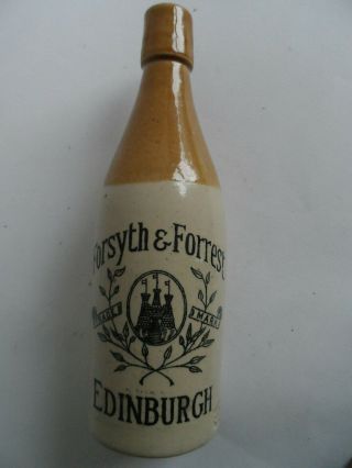 " Forsyth & Forrest,  Edinburgh " Pictorial Ginger Beer