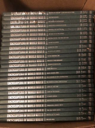 Marshall Cavendish Illustrated Encyclopedia Of World War Ii Complete Set Of 25