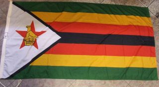 Vintage Silliam Smith And Gourock Zimbabwe Flag