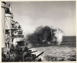 World War Ll Invasion Of Sicily & Salerno (3 Photos) - 1943
