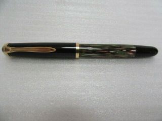 Pelikan Vintage Fountain Pen 400 Tricolor Striped Nib: 14c - 585 Piston 130mm