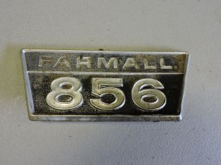 Vintage Farmall/international 856 Tractor Badge Emblem