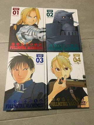 Fma Fullmetal Alchemist Special Edition Hardcover English Manga Volumes 1 - 4