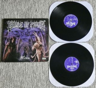 Cradle Of Filth Midian 2x Vinyl Lp (2009) Rare & Oop Behemoth.  Mayhem.  Ghost.  Tool