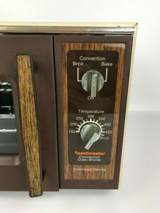 Vintage Toastmaster Convection Oven Broiler Model 7030 Continuous 3