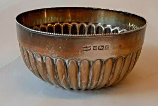 Vintage Solid Silver Sugar Bowl Mappin & Webb C 1931