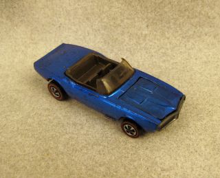1968 Light Blue Custom Firebird Redline Hot Wheels Mattel Us