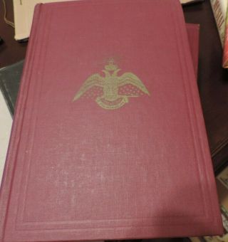 1958 Morals And Dogma Of Freemasonry Masonic Book By Albert Pike With Index